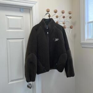 Broken Planet - Polar Fleece Zip Up Jacket - Brown - M